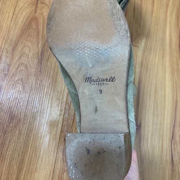 Madewell Suede Western Heeled Ankle Booties - Picture 5 of 9